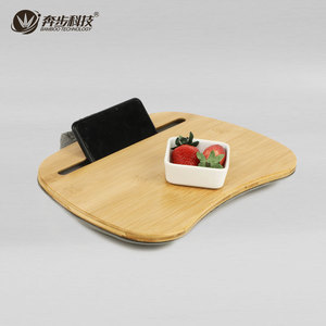 Soporte Portátil para Laptop y Tablet de Bambú Benbu Technology, para Uso en la Cama, Modelo Pequeño MT 3826, Modelo Grande MT 4232 - Product Image 4