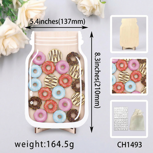 Barattolo per Premi in Acrilico Personalizzato |   Regalo Personalizzato per Matrimonio e Baby Shower |   Decorazioni per Feste All'Ingrosso 2026 |   Compensato Acrilico Ecologico - Product Image 2