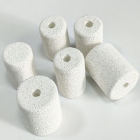 Bouchons en céramique d'alumine pour fours à haute température, filtre en mousse céramique poreuse Al2O3, tige, bloc, bouchon