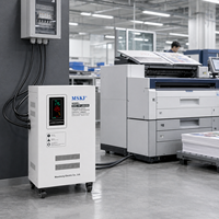 Régulateur de tension automatique monophasé CA 110V 220V avec écran LCD en cuivre haute efficacité