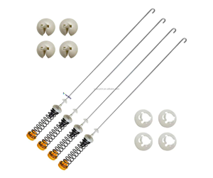 Fabrication <span class=keywords><strong>Whirlpool</strong></span> W910010101 Kit de remplacement de la tige de <span class=keywords><strong>ressort</strong></span> de suspension de la rondelle d'amortisseur - Product Image 1