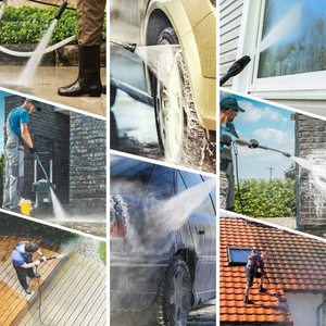 หัวฉีดเทอร์โบ 1/4 นิ้ว แบบเสียบเร็ว 3600 PSI อุปกรณ์เสริมเครื่องฉีดน้ำแรงดันสูง หัวฉีดแบบหมุน - Product Image 6