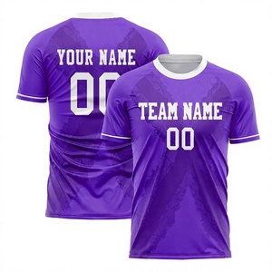 Custom <b>Soccer</b> Jersey Unisex Short Sleeve Moisture Wicking 100% Polyester Sublimated Print Front Team Name Number Adult All - Product Image 2