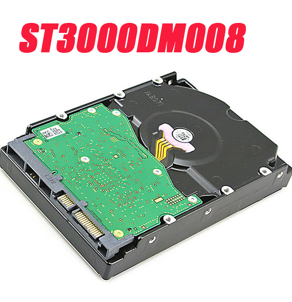 ST3000DM008 3.5 Inch 3TB Capacity 7200RPM 64MB Cache SATA3 Internal Desktop Hard Drive HDD for PC Gaming Home Server Storage