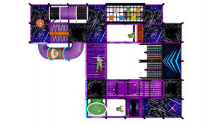 Équipements de terrain de jeu intérieur pour enfants, labyrinthe, centre de jeux, installations de parc d'attractions <span class=keywords><strong>sur</strong></span> le thème de l'aventure spatiale, plusieurs styles, fabricant - Product Image 5