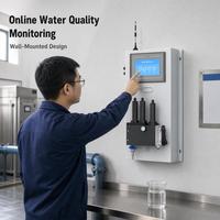 Analyseur numérique de la qualité de l'eau en ligne, capteur multiparamètres, turbidimètre, chlore libre, pH, ORP, EC, TDS pour piscine et eau potable