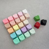 Accessoires de porte-clés mécaniques en ABS et silicone, design griffe de chat, pierre, ciseaux, écologiques, tendance, DIY