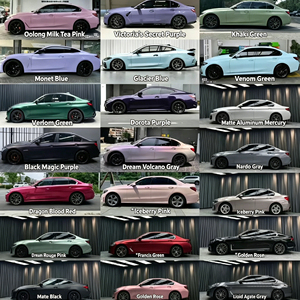 Vinilo Autoadhesivo para Automóviles PET TPU Fundido, Autoreparable, Resistente, Color Negro Metálico y Verde, Tamaño 1.52x18M/5x60FT - Product Image 1