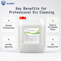 Solvant de nettoyage à sec haute pureté 20L pour usage professionnel en blanchisserie, nettoyant pour tissus à base d'hydrocarbures écologique