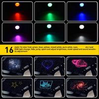 Lumière de ciel étoilé pour voiture, lampe d'ambiance à fibres optiques pour la maison, contrôle musical, éclairage de plafond RGB 12W, interface 1/2, LED 8 couleurs