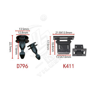Xinyida K411 D796 <b>Engine</b> <b>Hood</b> Grille Clips For Honda Avancier Odyssey Plastic Nylon Fasteners - Product Image 4