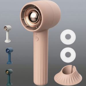 Portable Mini USB 2000mAh Electric Fan Aromatherapy Bladeless Design <b>Three</b>-Speed Rechargeable Hand Fan - Product Image 2