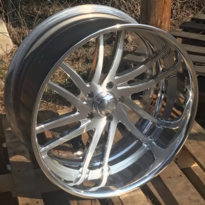 Cerchi in Lega Forgiati Personalizzati Hunt 18 20 22 24 26 Pollici 5x114.3 5x120 5x112 Lucidati Concavi <span class=keywords><strong>a</strong></span> Profilo Ribassato per Dodge Chevrolet - Product Image 4