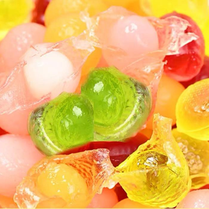Bonbons gélifiés en gros personnalisés, bon marché, à la pêche, au raisin et à la mangue, bonbons gélifiés aux fruits pelables, bonbons gélifiés pelables, confiserie douce en vrac, en boîte - Product Image 2
