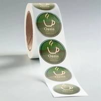 Vente flash - Autocollants en papier kraft brun mat avec logo personnalisé imprimé, autocollants pour cadre photo, étiquettes autocollantes YKL-6 pour emballage
