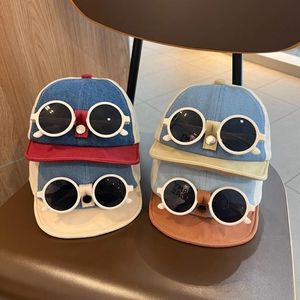 Gorra de Béisbol Plegable Estilo Coreano Desmontable <span class=keywords><strong>para</strong></span> Niños y Niñas, Sombrero de Pescador de Verano a la Moda <span class=keywords><strong>para</strong></span> Bebés - Product Image 3