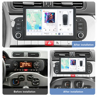 DUDUAUTO DUDU7 A7870 Autoradio sans fil Carplay AUTO Lecteur multimédia pour FIAT Panda 2013 2014 - 2020