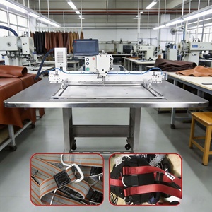 <span class=keywords><strong>Machine</strong></span> à <span class=keywords><strong>coudre</strong></span> industrielle informatisée BY-6040, champ de couture programmable 60x40cm, coupe-fil automatique pour similicuir et bagages - Product Image 1
