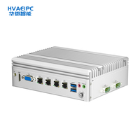 HVAEIPC HWK300 Industrial Quad Core I7 4GB DDR3 RAM 4-LAN RS232/RS485 SSD+HDD USB Linux Nuevo 256MB Potente
