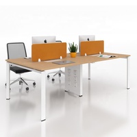Cadre de bureau de poste de travail base de table victorienne à 4 pieds