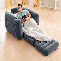 Canapé-lit gonflable Intex 66551, fauteuil gonflable en PVC floqué