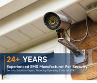 Système de caméras de surveillance extérieures 1080P IP67 étanche avec vision nocturne infrarouge – Caméra de sécurité IP CCTV d'usine