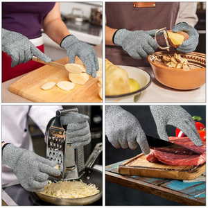 Gants de sécurité <span class=keywords><strong>anti</strong></span>-<span class=keywords><strong>coupure</strong></span> légers de niveau 5 Gants de protection pour la <span class=keywords><strong>cuisine</strong></span> écaillage du poisson - Product Image 5