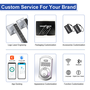Camakt 2025 tốt nhất khóa kỹ thuật số mã vân tay mã điện tử khóa cửa Wifi ttlock khóa thông minh - Product Image 6