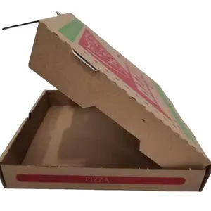 Embalaje de alimentos de papel reciclado personalizable, caja de pizza personalizada, caja de cartón, contenedor de ingredientes ecológicos