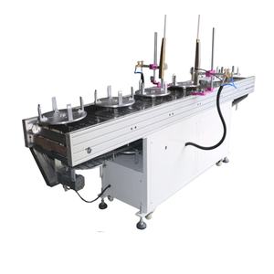 เครื่องพิมพ์สกรีนอัตโนมัติสำหรับขวดและถัง PP PE แบบทรงกระบอก พร้อมระบบเผาผลาญ ใช้สำหรับพิมพ์ฉลาก - Product Image 5