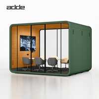 Cabine de travail insonorisée de grande taille, modulaire, portable, pour intérieur, à vendre, réduction du bruit, cabine téléphonique pour réunions