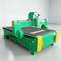 Machine de gravure CNC 1325 (1300 x 2500 mm) pour le bois, à broche unique, facile à utiliser, avec aspiration pour portes d'armoires de cuisine