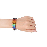 Bracelet en corde tressée, pierre naturelle, perles de Yoga, diffuseur d'huile essentielle, aromathérapie, arbre d'argent, 8mm, 7 Chakras, pour hommes et femmes