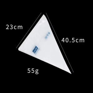 24 Inch Gravure Printed PE Side Gusset <b>Bags</b> Clear Disposable Thickened Non-Slip Piping <b>Bags</b> for Baking Decorating Desserts Cakes - Product Image 5