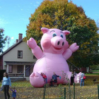 Cochon gonflable de bande dessinée, ballon géant, ballon publicitaire gonflable K2032-1