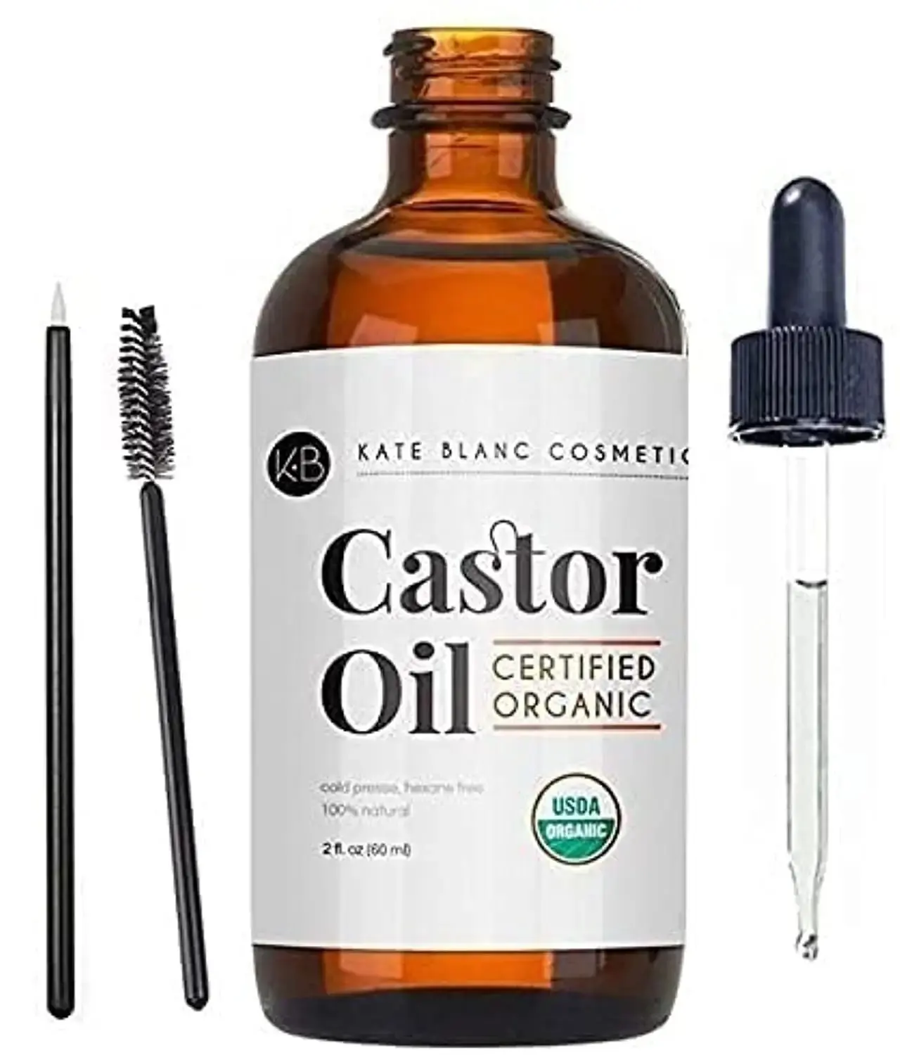 Olio di ricino naturale biologico per la crescita di ciglia e capelli riparazione nutriente per la cura dei capelli olio essenziale