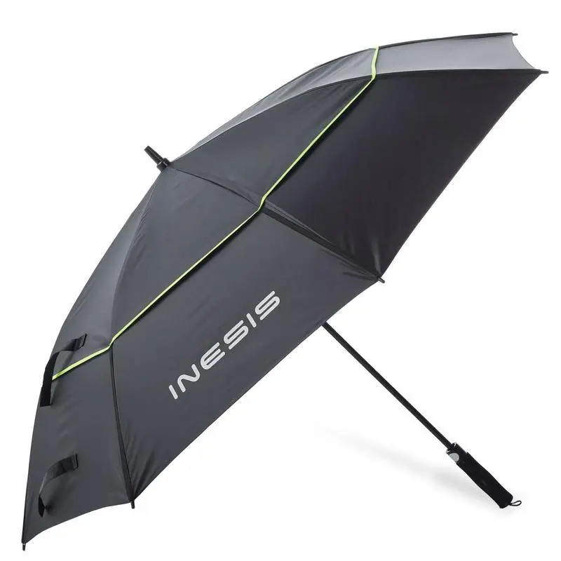Parapluie de Golf de grande taille, parapluie à Double couche, résistant au vent et à la poignée avec étui