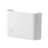 Boîte de rangement pour routeur sans fil LANZYLO ODM en plastique ABS rectangulaire, sans perçage, murale, moderne, simple, étagère pour salon, étagère WiFi