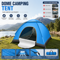 Tente de douche extérieure légère à montage rapide, respirante et ventilée pour le camping, la plage, la natation, la salle de bain mobile