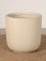 Pot de fleurs sur pied en ciment de luxe léger, grand format, design écailles de dragon et plumes, pour intérieur/extérieur, grande taille, simple