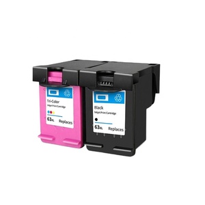 Cartouches d'<span class=keywords><strong>encre</strong></span> de recharge couleur remanufacturées 63XL 63 XL <span class=keywords><strong>noir</strong></span> pour <span class=keywords><strong>HP</strong></span> <span class=keywords><strong>Deskjet</strong></span> jet jet d'<span class=keywords><strong>encre</strong></span> pour imprimante HP63XL 1110 4650 2131 <span class=keywords><strong>3630</strong></span> - Product Image 1