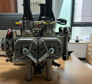 Motore a Benzina Orizzontale a 4 Cilindri Contrapposti da 550cc a 2 Tempi per Droni Industriali, Agricoli e Aeromobili per Mappatura - Product Image 2