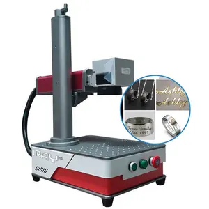 Mesin ukir Logam laser serat 3d raycus tipe kabinet 20w 30w dan mesin ukir laser emas dan perak harga