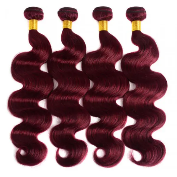 wholesale body wave human hair two tone hair weave