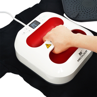 Presse à chaud manuelle portable mini 9''x9'' à chauffe rapide pour T-shirts, casquettes et sublimation vinyle