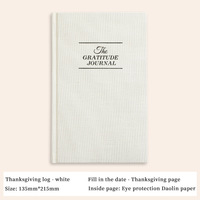 En gros personnalisé 5 minutes journaux lin couleur Logo nouveau Style 2026 planificateur couverture en tissu cahiers Design intérieur personnalisé