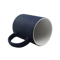 Mug à café en porcelaine magique sensible à la chaleur personnalisé de 11 oz, blanc pour sublimation, changeant de couleur, passe au micro-ondes et au lave-vaisselle