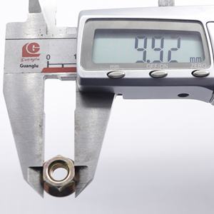 Écrou rotatif intégré Q32206 M6 en acier galvanisé Dacromet, écrou combiné à activité, norme nationale métrique EN - Product Image 3