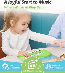 <span class=keywords><strong>Libro</strong></span> de Aprendizaje de Piano para Niños con Módulo de Sonido con Botones - Juguete Educativo Electrónico Interactivo - Product Image 5