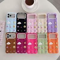 Coque de téléphone créative et mignonne en forme de nuage de la marque BAILI pour iPhone 18 PRO MAX, coque de téléphone en silicone souple et résistante